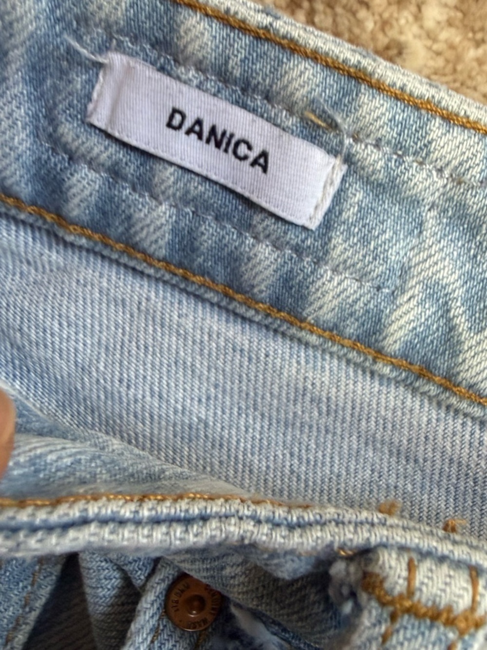LTB Safe Blue Danica Light Wash Distressed Women’s Jeans EUC European brand - Picture 5 of 8